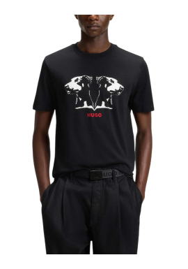 Ανδρικό Dobero T-shirt Μαύρο Hugo 50542734-001