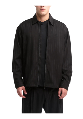 Men's Black Overshirt Royal Denim ASIMOV5137-BLACK