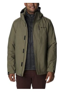 Men's Khaki Element Blocker III Interchange Jacket Columbia 2090122-397