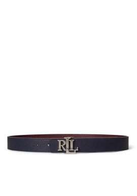 Women's Navy Blue REV LRL 30-BELT-MEDIUM Ralph Lauren 412912039015-NAVY/RED