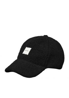 Women's Black Boucle W Patch Cap Calvin Klein LV04F5026G-UB1