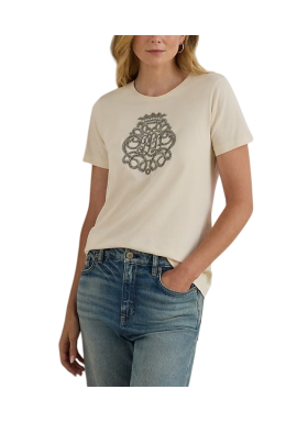 Γυναικείο Katlin T-shirt Εκρού Ralph Lauren 200980211002-101