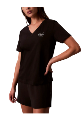 Women's Black A- Logo VN 2 Pack Tee Calvin Klein LV047C906G-001
