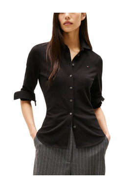Γυναικείο 1985 Slim Πουκάμισο Μαύρο Tommy Hilfiger WW0WW43528-BDS