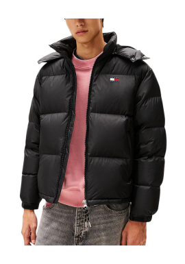 Men's Black Tjm Alaska Down Puffer Ext Tommy Jeans DM0DM22036-BDS