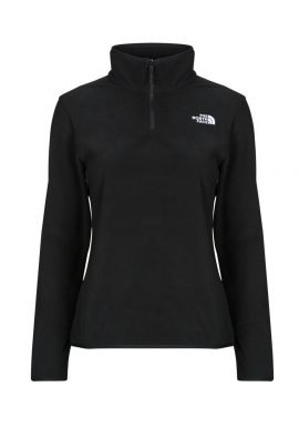 Women's Black W Glacier Fleece 1/4 Zip Jacket The North Face NF0A8D2J-JK31