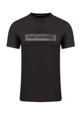 Men's Black T-shirt Crewneck Karl Lagerfeld 755035 554221-990