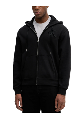 Men's Black 350GSM Fleece Gift Giving FZ Hood Calvin Klein LV04RD251G-UB1
