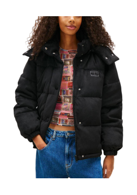 Γυναικείο Puffer Μπουφάν Μαύρο Tommy Jeans DW0DW21668-BDS