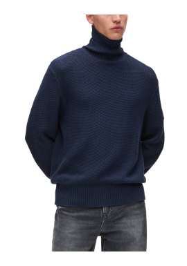 Ανδρικό Ζιβάγκο Πουλόβερ Μπλε Karl Lagerfeld A4M18035-310