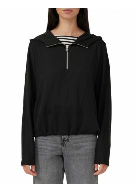 Women's Black Hoodie S.Oliver 2170102-9999