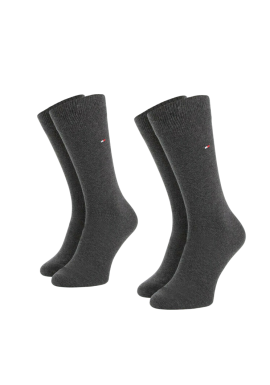 Ανδρικές Κάλτσες 2 Τεμαχίων Γκρι Tommy Hilfiger 371111-030 ANTHRACITE MELANGE