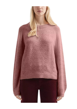 Women's Pink Knitted Sweater S.Oliver 2172029-44W0