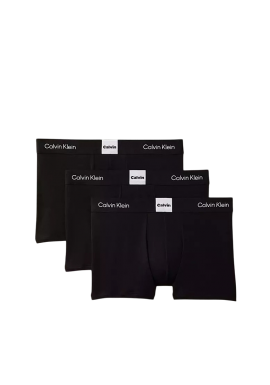 Men's Black Trunk 3Pk Calvin Klein LV00NB4476-UB1
