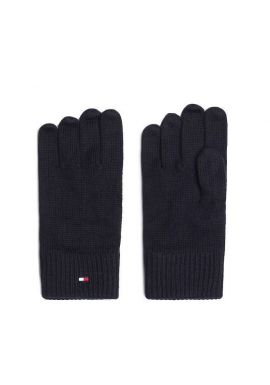 Men's Black Essentials Flag Gloves Tommy Hilfiger AM0AM12845-BDS