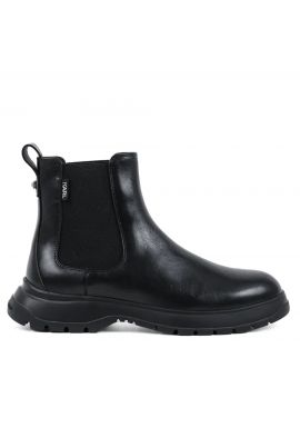 Men's Black Leather Magnus Chelsea Boot Karl Lagerfeld KL10640-000