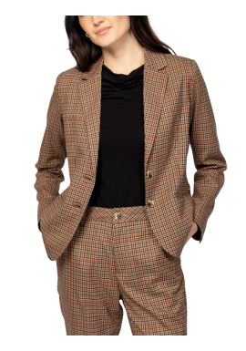 Γυναικείο Graven Σακάκι Καφέ Heavy Tools T88001-CHECKED