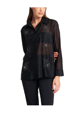 Women's Black AMARISA SHIRT Mind Matter MML25-02-04-063