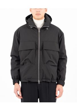 Men's Black Coat Vittorio BALSAN-BLACK