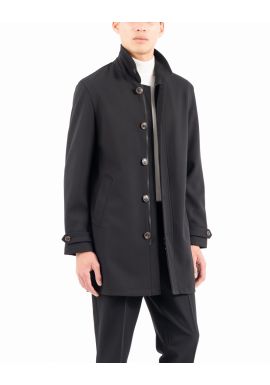 Ανδρικό Παλτό Μαύρο Vittorio NOVAR-BLACK