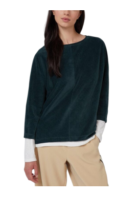 Γυναικείο Κοτλέ Φούτερ Πράσινο S.Oliver 2170099-6933