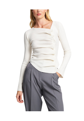 Women's White PAULA CARDIGAN Mind Matter MML25-02-09-011