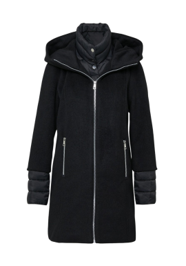 Γυναικείο Παλτό Μαύρο S.Oliver 2166605-9999