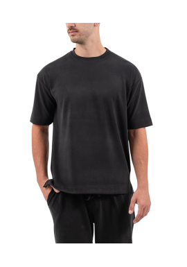 Ανδρικό T-shirt Μαύρο Vittorio JORDAT-BLACK