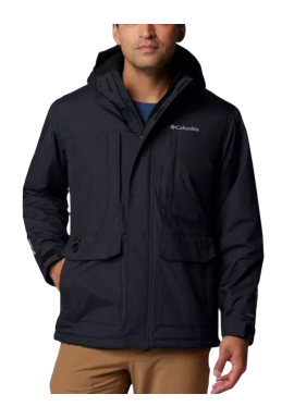 Ανδρικό Landroamer Sherpa Lined Μπουφάν Μαύρο Columbia 2089181-010