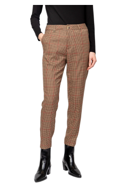 Γυναικείο Florin Παντελόνι Καφέ Heavy Tools T42013-CHECKED
