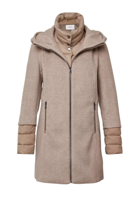 Γυναικείο Παλτό Μπεζ S.Oliver 2166605-81W8