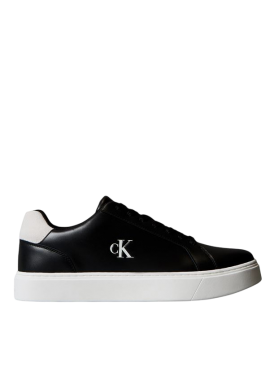 Ανδρικά Δερμάτινα Sneakers Μαύρα Calvin Klein YM0YM01435-0GM