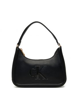 Women's Black Raised CK Small Shoulder Bag Calvin Klein LV04F3230G-UB1