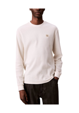 Ανδρικό Μακρυμάνικο T-shirt Λευκό Calvin Klein LV040EM217-YAS