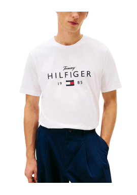 Ανδρικό T-shirt Λευκό Tommy Hilfiger MW0MW41455-YBR