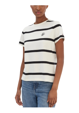 Γυναικείο T-shirt Εκρού Tommy Hilfiger WW0WW47809-0AB