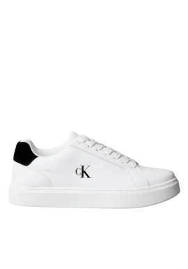 Ανδρικά Δερμάτινα Sneakers Λευκά Calvin Klein YM0YM01435-01W