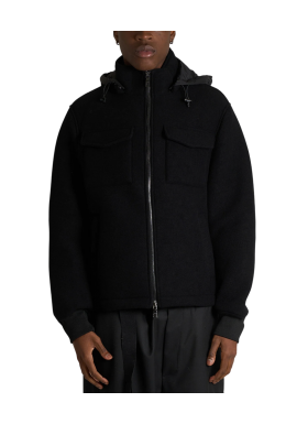 Men's Black Giubbino Jacket Sseinse GBI1100SS-NE