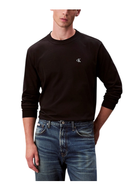 Ανδρικό Μακρυμάνικο Monogram T-shirt Μαύρο Calvin Klein LV04RD247G-UB1