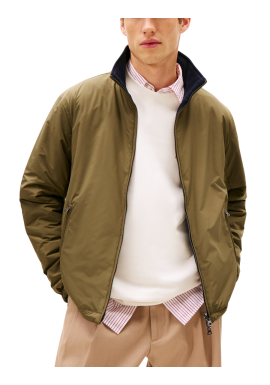 Men's Khaki/Navy Blue Lw Reversible Jacket Tommy Hilfiger MW0MW41862-RBN