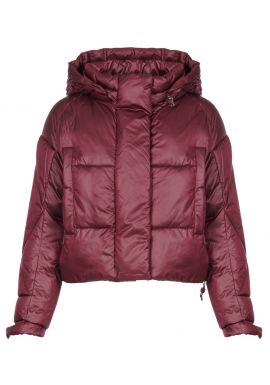 Women's Bordeaux LENI PUFFER COAT Mind Matter MML25-02-06-024