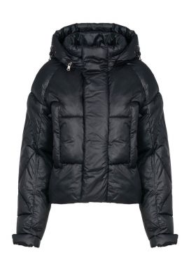 Women's Black LENI PUFFER COAT Mind Matter MML25-02-06-024