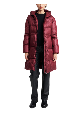Women's Bordeaux JUNO PUFF COAT Mind Matter MML25-02-06-025