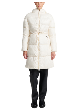 Women's Ecru JUNO PUFF COAT Mind Matter MML25-02-06-025