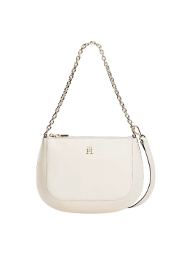 Women's Cream TH Glam Conv Med Crossover Bag Tommy Hilfiger AW0AW18143-AEO