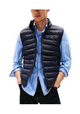 Men's Navy Blue Core Packable Recycled Vest Tommy Hilfiger MW0MW39989-DW5