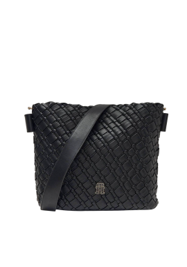 Γυναικεία Τσάντα Μαύρη Tommy Hilfiger AW0AW18160-BDS