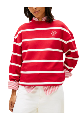 Γυναικείο Φούτερ Κόκκινο Tommy Hilfiger WW0WW48431-0E2