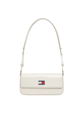 Women's White Tjw Must Flap Crossover Bag Tommy Jeans AW0AW18080-YBI