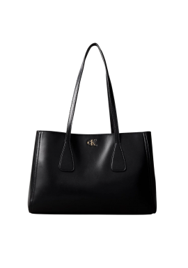 Women's Black CK Medium Work Tote Bag Calvin Klein LV04F3442G-YIH